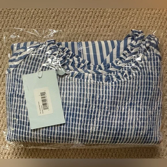 Hill House Louisa Nap Dress - Blueberry Stripe. S. NWT. - Picture 8 of 9